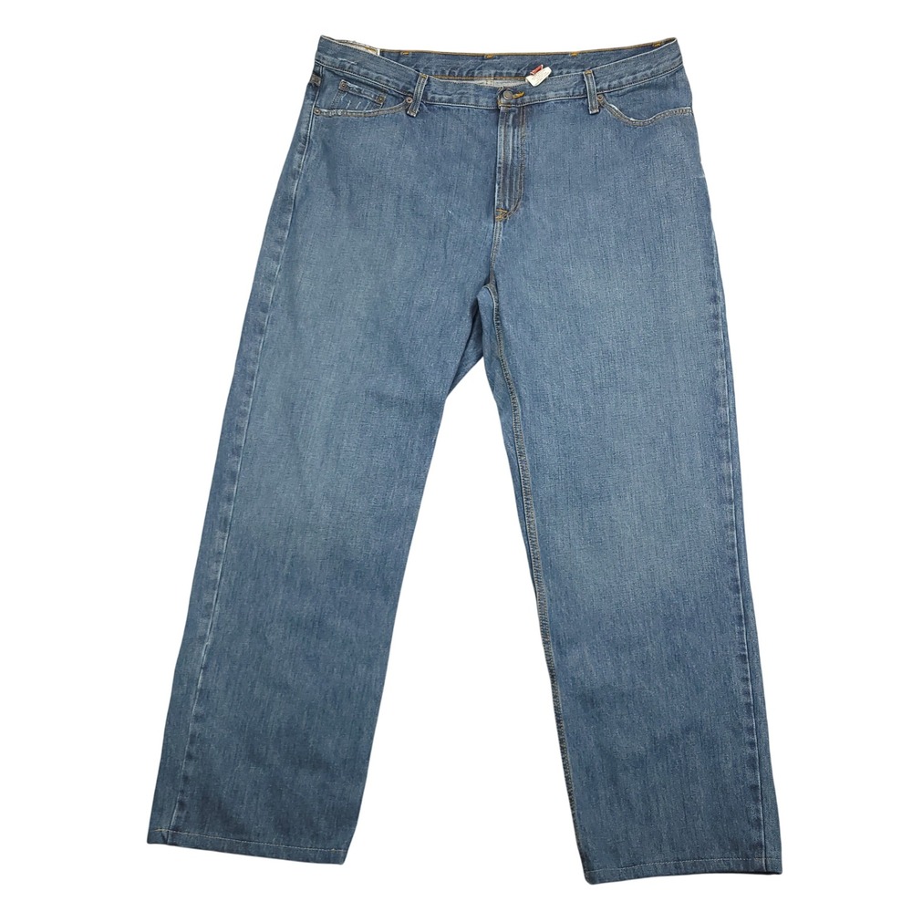 John B Stetson Co 1520 Standard Straight Leg Jeans Mens W44 L32 Blue‎ Denim